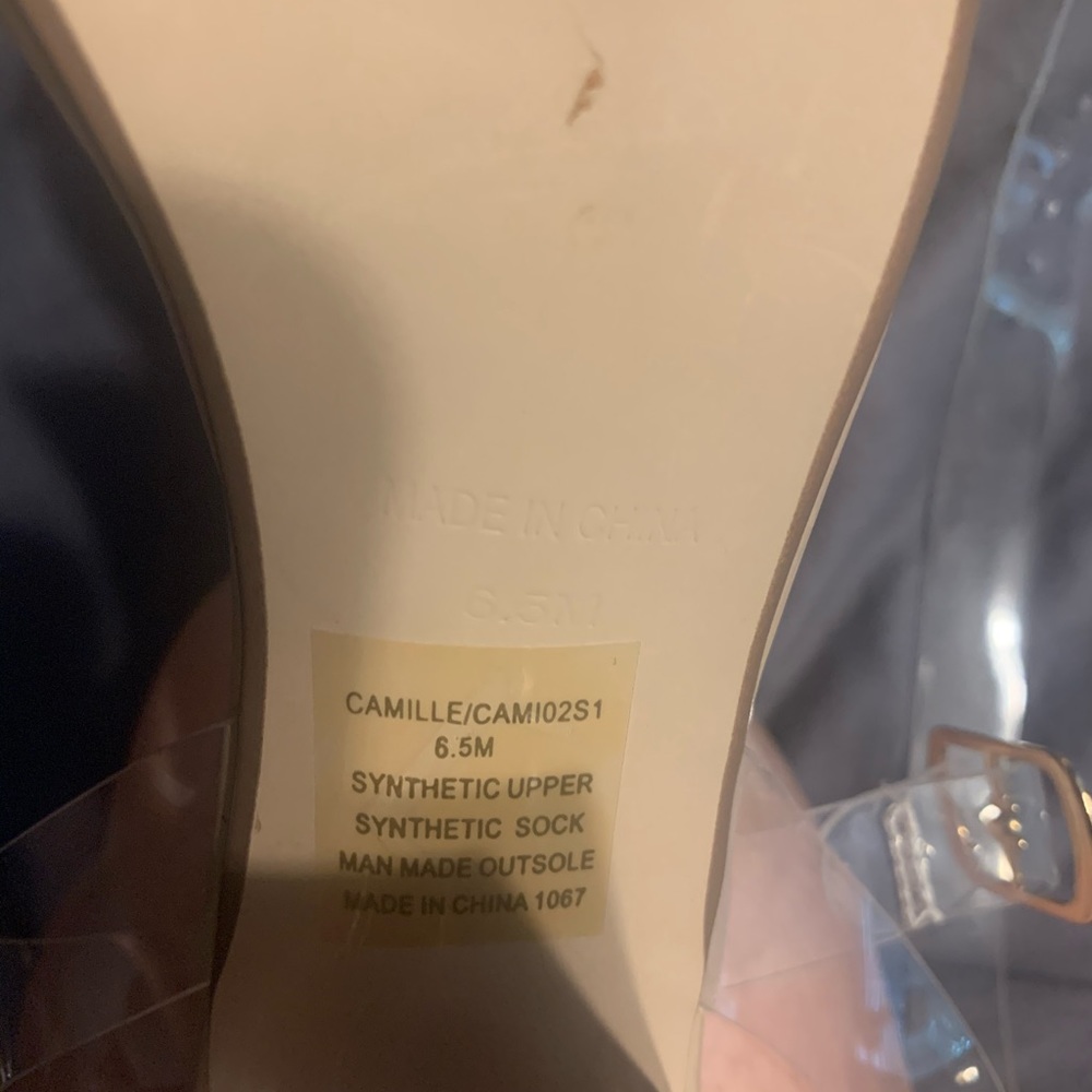 STEVE MADDEN CLEAR SEXY STRAPPY HEELS - Picture 10 of 12